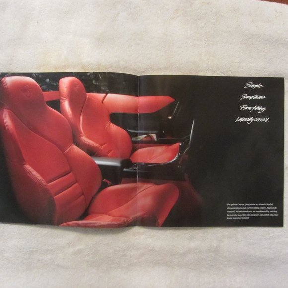 corvette brochure 1995 - Picture 7 of 7